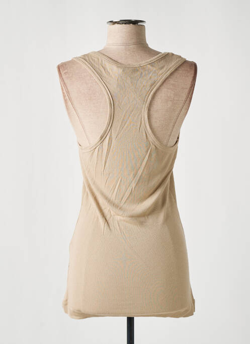 Top beige LAUREN VIDAL pour femme
