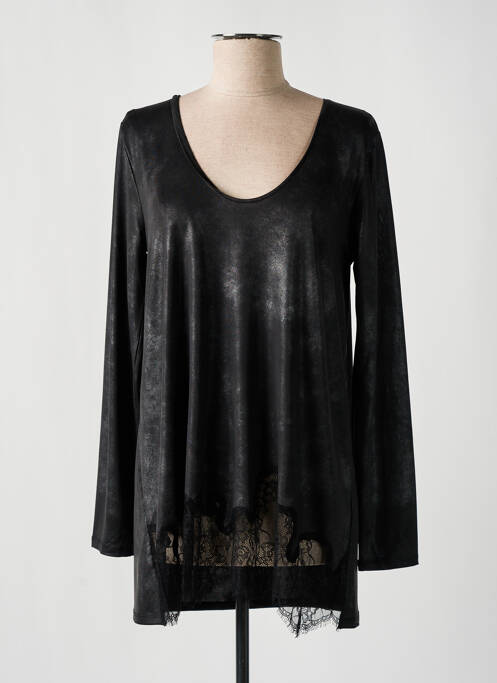 Top noir LAUREN VIDAL pour femme