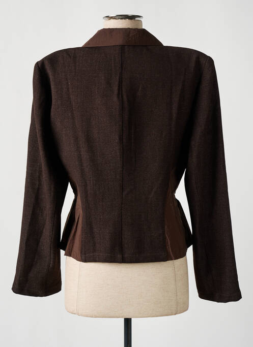 Veste casual marron UN POINT C EST TOUT pour femme