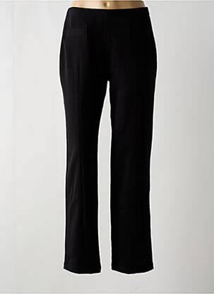 Pantalon droit tissage crêpe taille haute noir COCO MENTHE femme