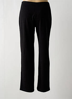 Pantalon droit tissage crêpe taille haute noir COCO MENTHE femme