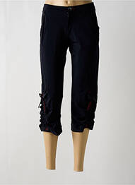 Pantacourt stretch taille normale noir COCO MENTHE femme