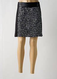 Jupe courte doublure noir POUSSIERE D'ETOLE femme