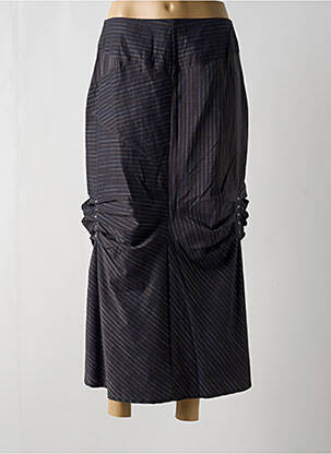 Jupe longue gris UN POINT C EST TOUT pour femme