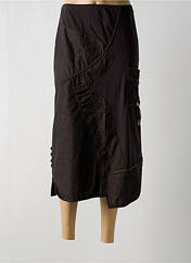 Jupe longue marron PAUSE CAFE pour femme seconde vue