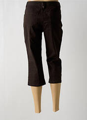 Pantacourt marron FLEUR DE SEL pour femme seconde vue