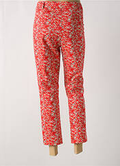 Pantalon 7/8 rouge JULIE GUERLANDE pour femme seconde vue