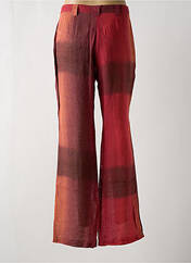 Pantalon droit rouge UN POINT C EST TOUT pour femme seconde vue