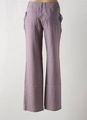 Pantalon droit violet LE PETIT BAIGNEUR pour femme seconde vue