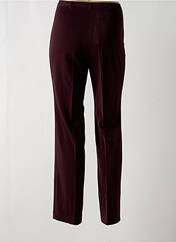 Pantalon droit violet PAUSE CAFE pour femme seconde vue