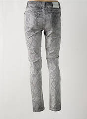 Pantalon slim gris LAUREN VIDAL pour femme seconde vue