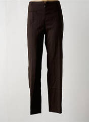 Pantalon slim marron PAUSE CAFE pour femme seconde vue