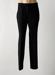Pantalon slim noir FLEUR DE SEL pour femme seconde vue