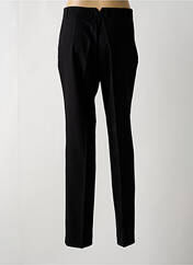 Pantalon slim noir FLEUR DE SEL pour femme seconde vue