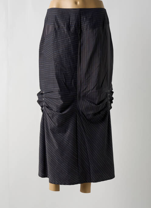 Jupe longue gris UN POINT C EST TOUT pour femme