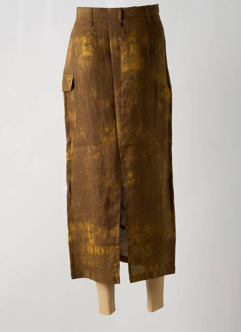 Jupe longue jaune PAUSE CAFE pour femme