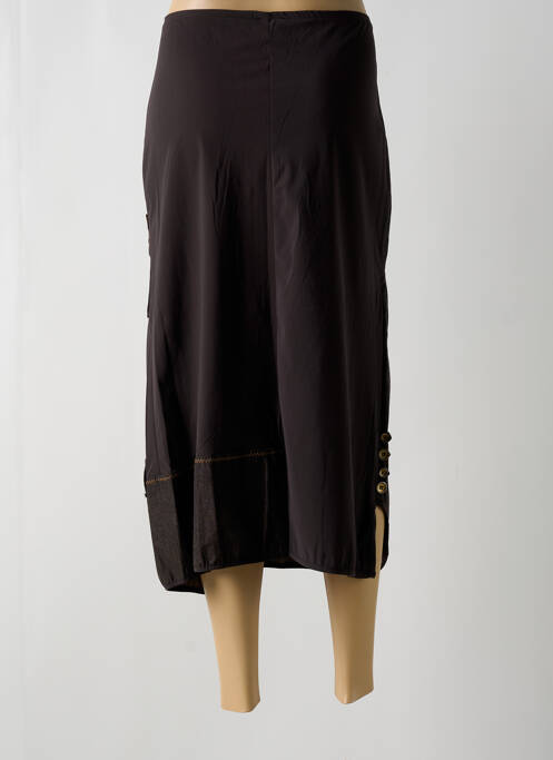 Jupe longue marron PAUSE CAFE pour femme
