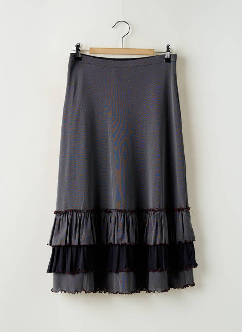 Jupe mi-longue gris COCO MENTHE pour femme