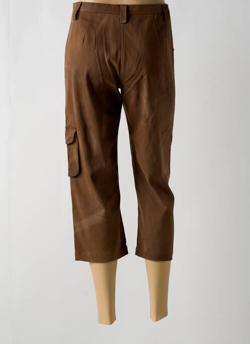 Pantacourt marron COCO MENTHE pour femme