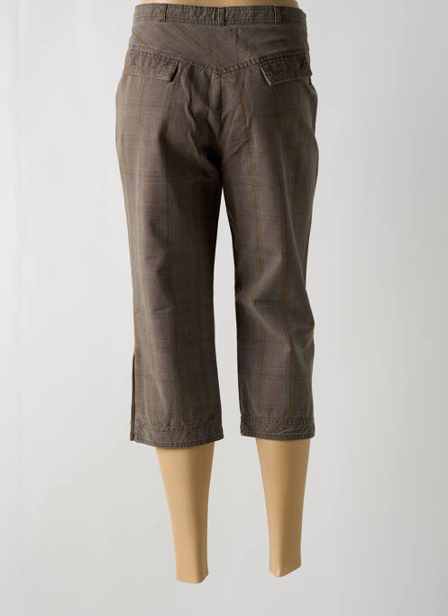 Pantacourt marron PAUSE CAFE pour femme