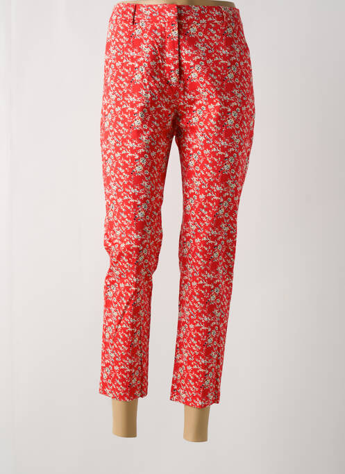 Pantalon 7/8 rouge JULIE GUERLANDE pour femme