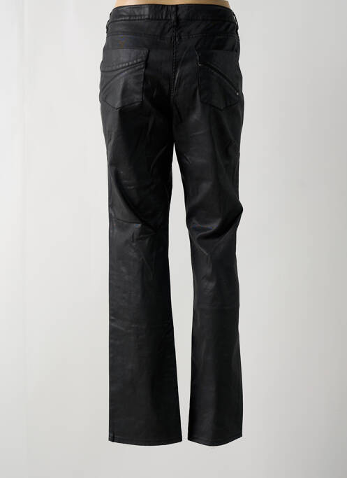 Pantalon droit noir FLEUR DE SEL pour femme