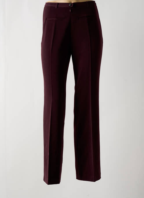Pantalon droit violet PAUSE CAFE pour femme