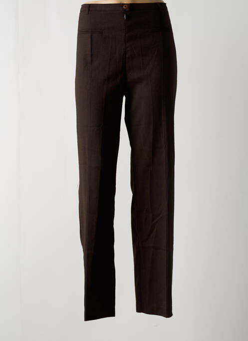 Pantalon slim marron PAUSE CAFE pour femme