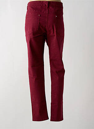 Jeans coupe slim stretch taille normale rouge VOGGO homme