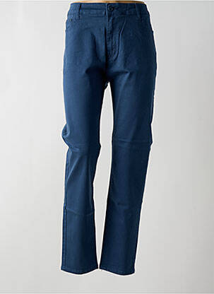 Jeans coupe slim stretch taille normale bleu VOGGO femme
