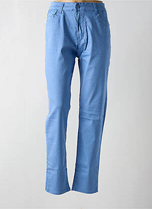 Jeans coupe slim stretch taille normale bleu VOGGO homme
