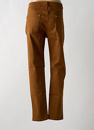 Jeans coupe slim stretch taille normale jaune VOGGO homme