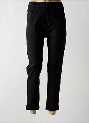 Jeans coupe slim stretch taille normale noir VOGGO homme