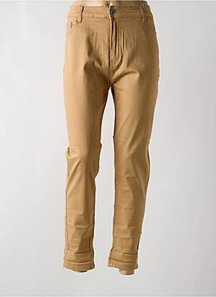 Jeans coupe slim stretch taille normale beige VOGGO homme