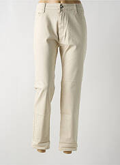 Pantalon slim beige VOGGO pour femme seconde vue