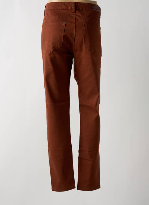 Jeans coupe slim orange VOGGO pour homme