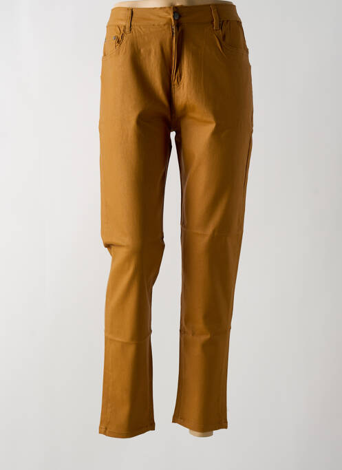Pantalon slim jaune LUIZACCO pour femme