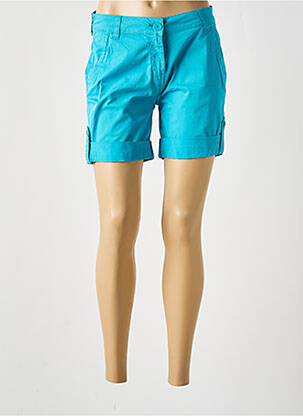 Short fermeture zippée sous rabat boutonné taille normale bleu ARMOR LUX femme