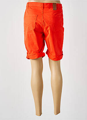 Bermuda taille élastique taille normale orange TBS femme