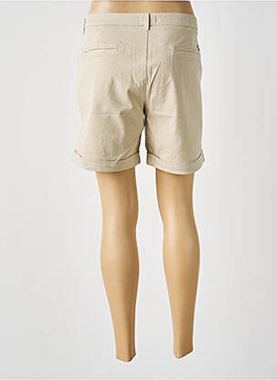 Bermuda taille à pinces taille normale beige TBS femme