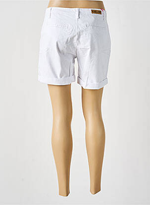 Bermuda coupe chino taille normale blanc PLACE DU JOUR femme