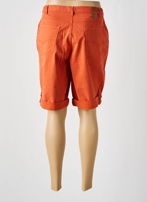 Bermuda orange fonce TBS pour femme