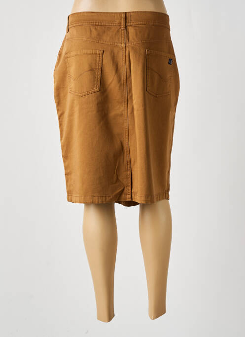 Jupe mi-longue beige TBS pour femme