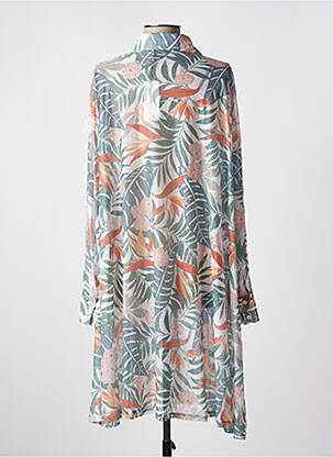 Robe mi-longue coupe fluide manches longues vert LA MAISON PAR MOLLY BRACKEN femme
