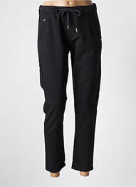Pantalon 7/8 stretch taille normale noir KAPORAL femme