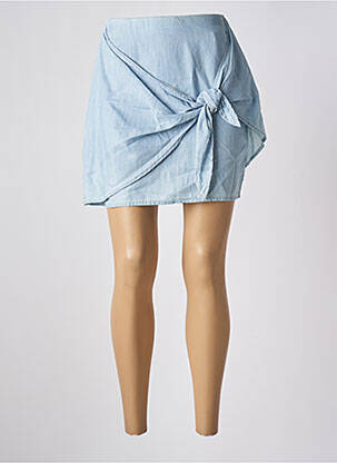 Jupe courte taille à pinces bleu TIFFOSI femme