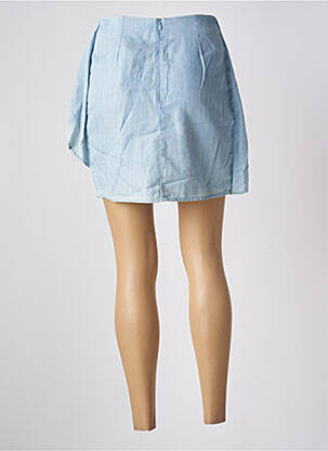 Jupe courte taille à pinces bleu TIFFOSI femme