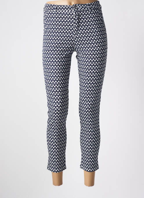 Pantalon 7/8 bleu I.QUING pour femme