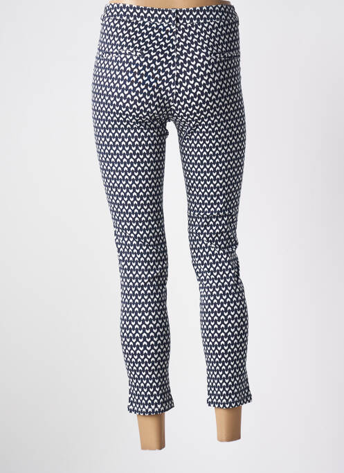 Pantalon 7/8 bleu I.QUING pour femme