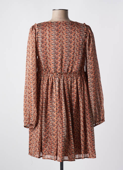 Robe courte marron MOLLY BRACKEN pour femme